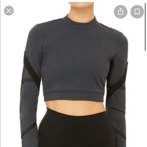 Alo Yoga long sleeve crop top